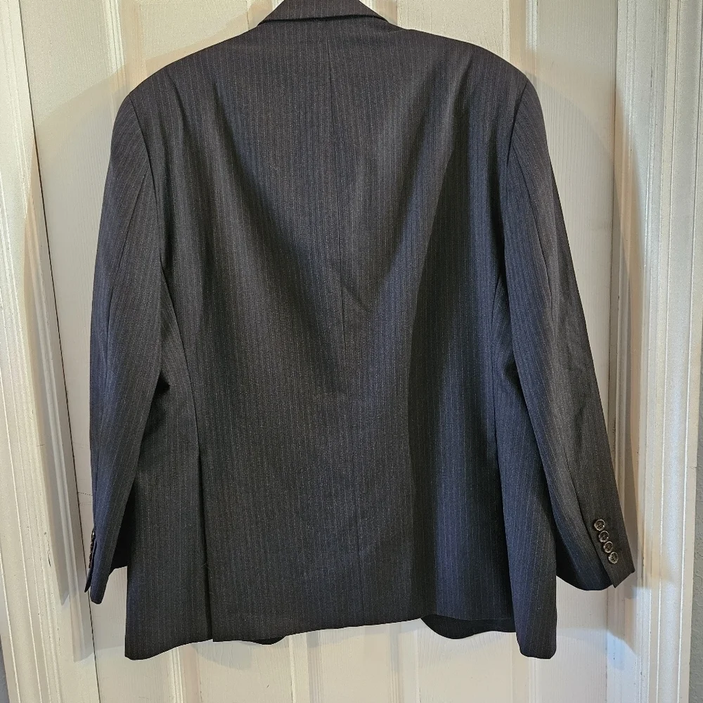 Ralph Lauren Blue Label Men's 100% Wool Blazer Sport Coat Jacket Size 44R Gray